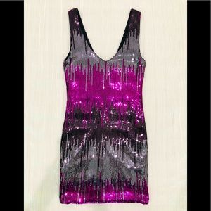 As U Wish sequined dress .